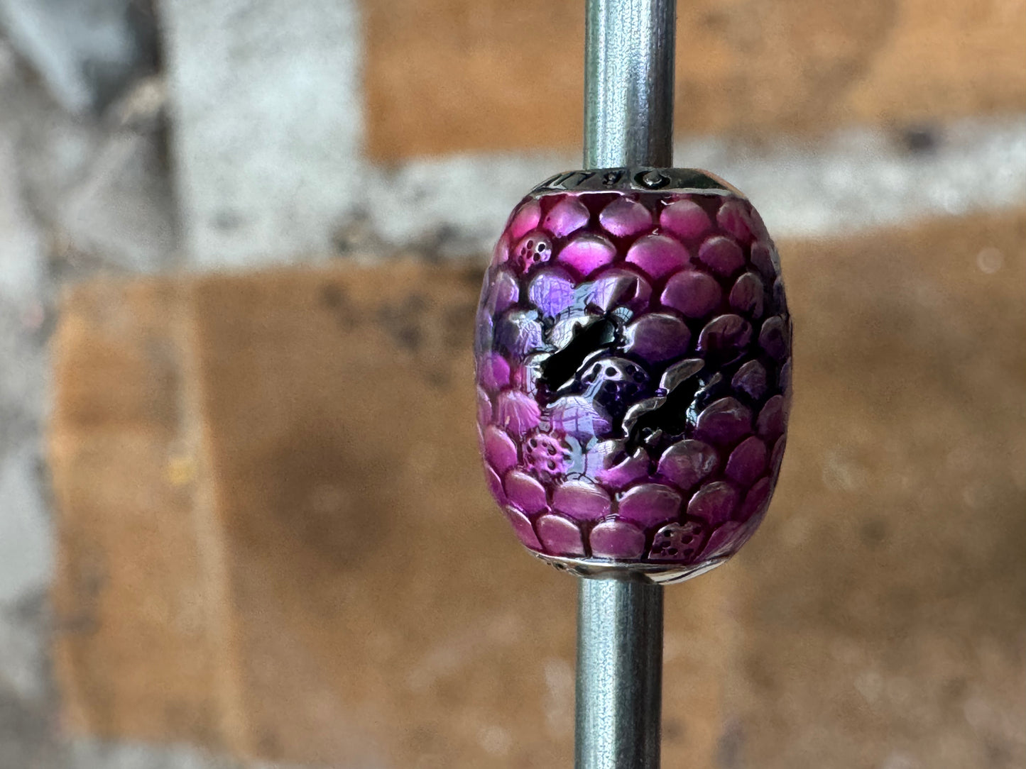 In Process- Pink/Purple enamel