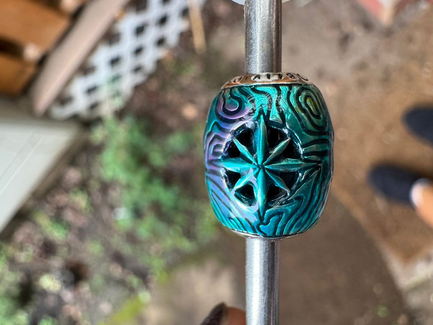 In Search - Blue Green Enamel