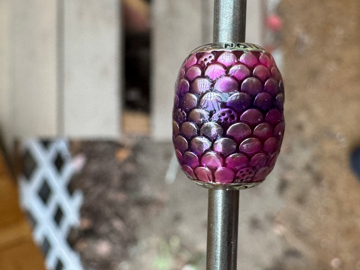 In Process- Pink/Purple enamel