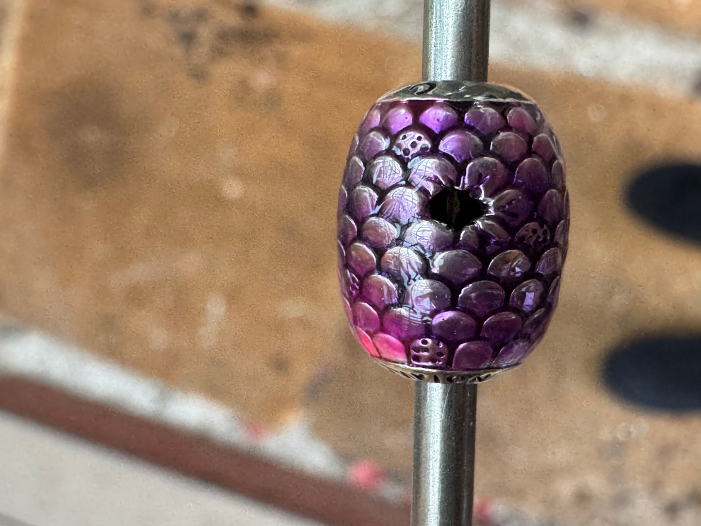 In Process- Pink/Purple enamel