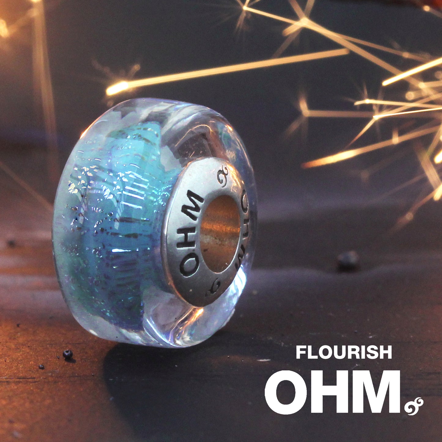 Flourish - OHM Glass Bead